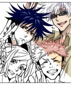 OneHeroSuits Jujutsu Kaisen Creative Print Anime T-shirt Two Styles Available