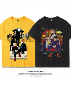 OneHeroSuits Jujutsu Kaisen Creative Print Anime T-shirt Five Colors Available