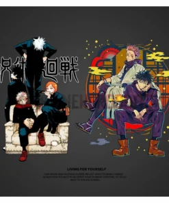 OneHeroSuits Jujutsu Kaisen Creative Print Anime T-shirt Five Colors Available