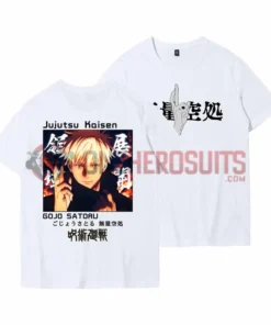OneHeroSuits Jujutsu Kaisen Creative Print Anime Gojo Satoru Domain Expansion T-shirt