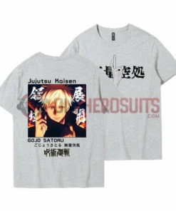OneHeroSuits Jujutsu Kaisen Creative Print Anime Gojo Satoru Domain Expansion T-shirt