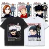 OneHeroSuits Jujutsu Kaisen Creative Print Anime T-shirt Five Characters Available