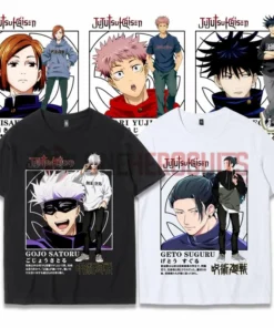 OneHeroSuits Jujutsu Kaisen Creative Print Anime T-shirt Five Characters Available
