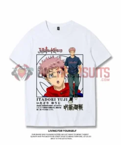 OneHeroSuits Jujutsu Kaisen Creative Print Anime T-shirt Five Characters Available