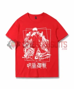 OneHeroSuits Jujutsu Kaisen Creative Print Anime Gojo Satoru Cotton T-shirt