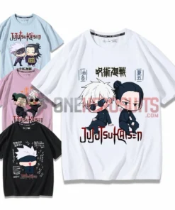 OneHeroSuits Jujutsu Kaisen Creative Print Anime Creative T-shirt Geto Suguru/Gojo Satoru