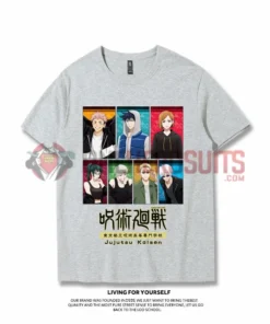 OneHeroSuits Jujutsu Kaisen Creative Print Anime Joint T-shirt Fushiguro Megumi/Inumaki Toge