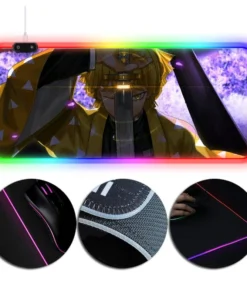 OneHeroSuits Demon Slayer Theme RGB Lighting Gaming Mouse Pad