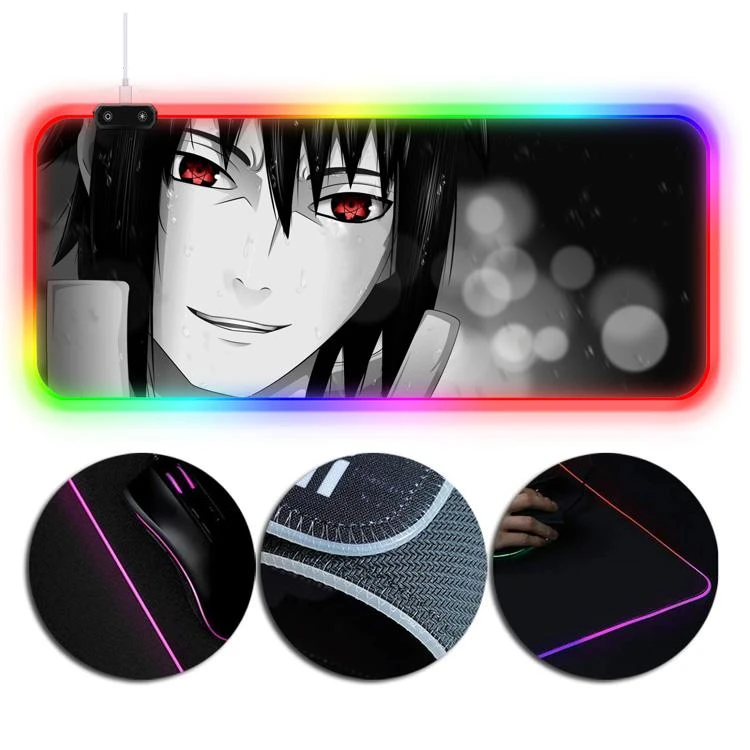 OneHeroSuits RGB Gaming Mouse Pad Naruto Sasuke Uchiha Printing Extra Large 3 OneHeroSuits RGB Gaming Mouse Pad Naruto Sasuke Uchiha Printing Extra Large