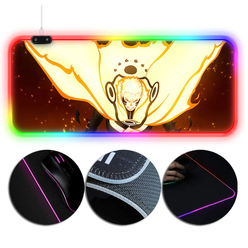 OneHeroSuits Naruto Nine Tails Creative Printed RGB Gaming Mouse Pad Extra Large 3 OneHeroSuits Naruto Nine Tails Creative Printed RGB Gaming Mouse Pad Extra Large