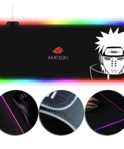 OneHeroSuits Naruto Mouse Pad Akatsuki Pain Printed RGB Gaming Mouse Pad Extra Large