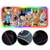 OneHeroSuits One Piece Straw Hat Pirates RGB Gaming Mouse Pad Extra Large