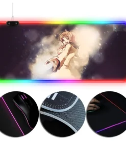 OneHeroSuits One Piece Nami Anime Printing RGB Gaming Mouse Pad Extra Large