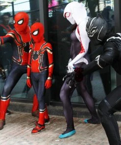 OneHeroSuits Zentai/Jumpsuit Halloween Iron Spider Man Suits For Adults And Kids