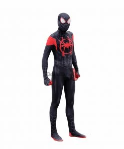 OneHeroSuits Miles Morales Spandex Suit Halloween Black Spider Cosplay Bodysuit