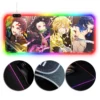 OneHeroSuits RGB Gaming Mouse Pad Demon Slayer Kimetsu No Yaiba Creative Printing 2 OneHeroSuits RGB Gaming Mouse Pad Demon Slayer Kimetsu No Yaiba Creative Printing
