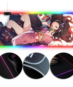 OneHeroSuits Demon Slayer RGB Mouse PAD Nezuko Kamado Kimetsu No Yaiba Printing