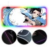 OneHeroSuits Demon Slayer Mouse Pad Tanjiro Printed RGB Gaming Mouse Pad Extra Large