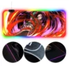OneHeroSuits Demon Slayer Tanjiro Flame Breathing Printed RGB Gaming Mouse Pad Extra Large