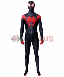OneHeroSuits Zentai/Jumpsuit Spider-Man Into The Spider-Verse Miles Morales Cosplay Costume HD Printed Jumpsuits
