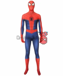 OneHeroSuits Peter Parker Suit Into The Spider-Verse Spiderman Bodysuit Zentai/Jumpsuit