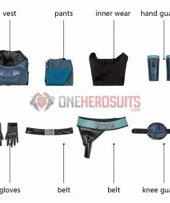 OneHeroSuits Cara Dune Cosplay Costumes The Mandalorian Leather Cosplay Suit