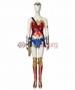 OneHeroSuits Diana Prince Cosplay Costumes Wonder Woman 1984 Red Cosplay Suit