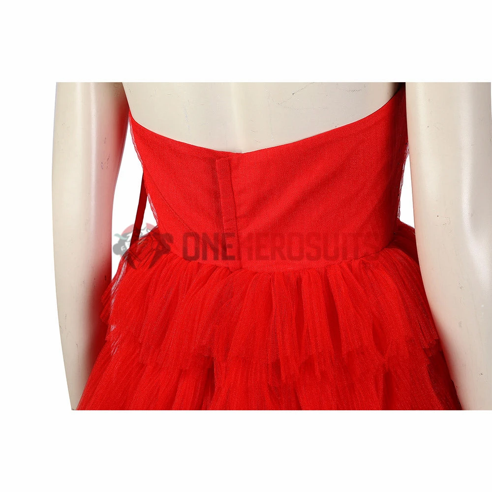 OneHeroSuits The Suicide Squad 2 Harley Quinn Red Dress Cosplay Costume 18 OneHeroSuits The Suicide Squad 2 Harley Quinn Red Dress Cosplay Costume