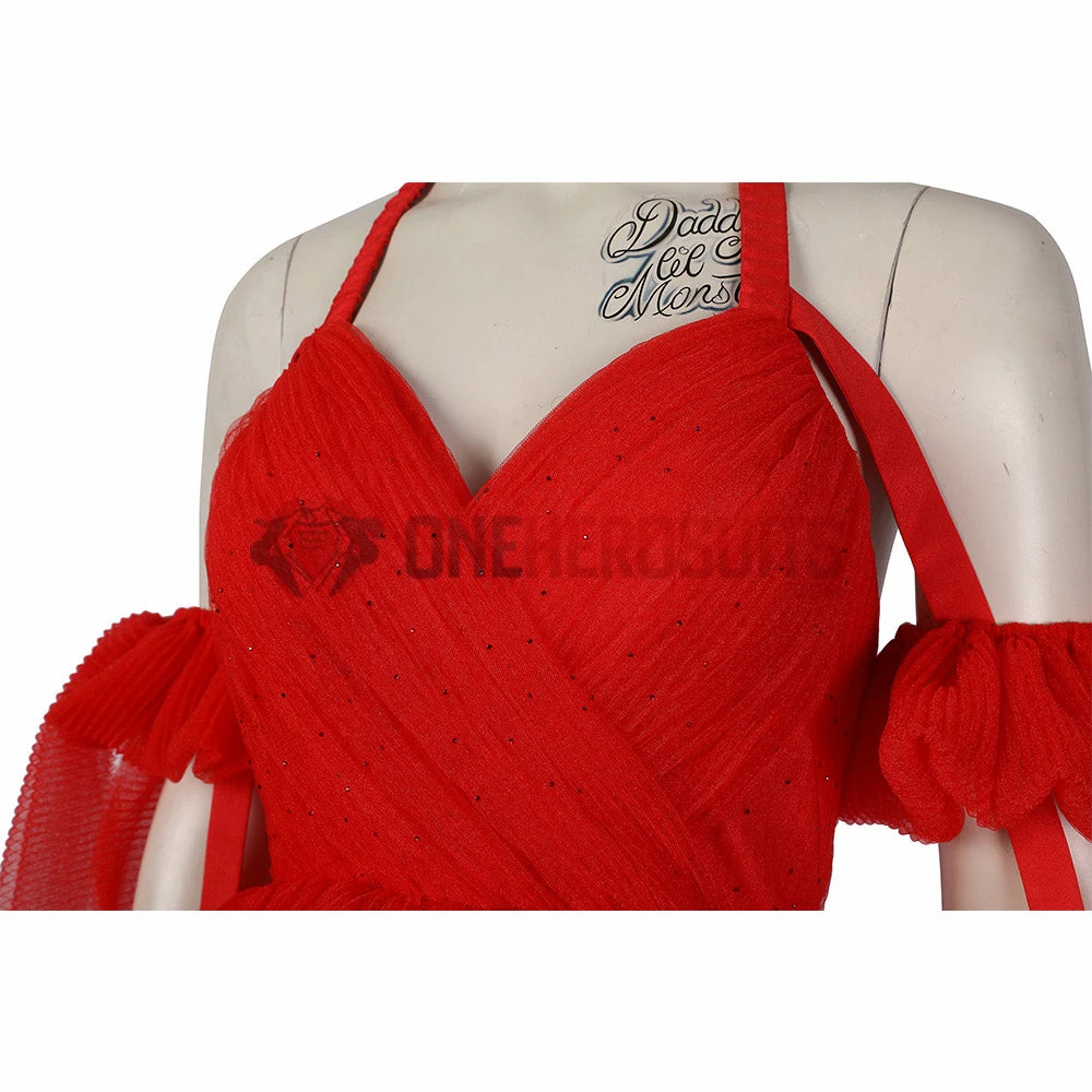 OneHeroSuits The Suicide Squad 2 Harley Quinn Red Dress Cosplay Costume 16 OneHeroSuits The Suicide Squad 2 Harley Quinn Red Dress Cosplay Costume