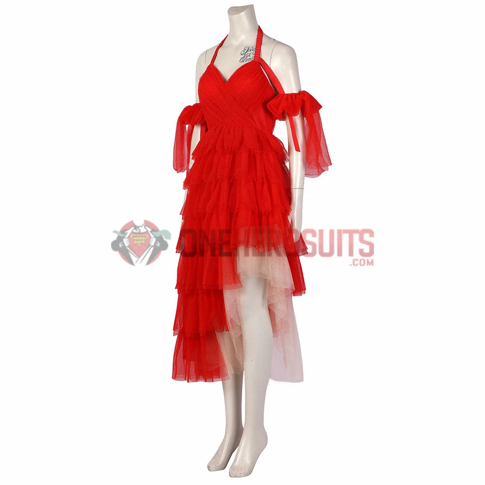 OneHeroSuits The Suicide Squad 2 Harley Quinn Red Dress Cosplay Costume 9 OneHeroSuits The Suicide Squad 2 Harley Quinn Red Dress Cosplay Costume