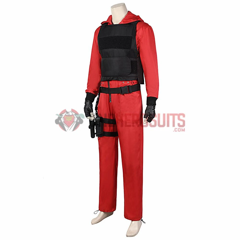 OneHeroSuits Costumes Money Heist Cosplay Costume La Casa De Pape Suit With Vest 6 OneHeroSuits Costumes Money Heist Cosplay Costume La Casa De Pape Suit With Vest