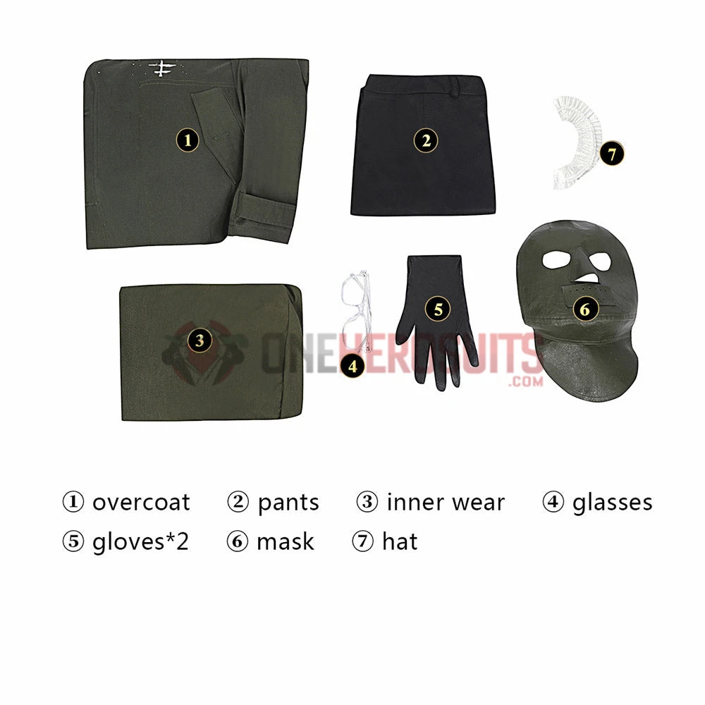 OneHeroSuits Riddler Cospaly Costume The Batman 2022 Cosplay Suit 4 OneHeroSuits Riddler Cospaly Costume The Batman 2022 Cosplay Suit