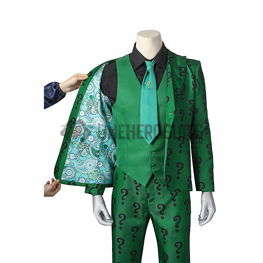 OneHeroSuits Edward Nygma Cospaly Costume 1960s Batman Riddler Suit Costumes 16 OneHeroSuits Edward Nygma Cospaly Costume 1960s Batman Riddler Suit Costumes