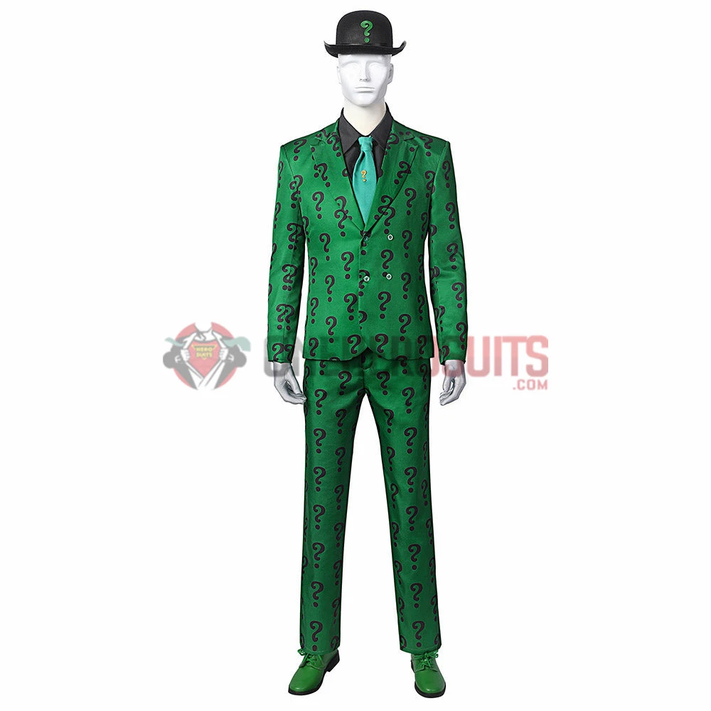 OneHeroSuits Edward Nygma Cospaly Costume 1960s Batman Riddler Suit Costumes 5 OneHeroSuits Edward Nygma Cospaly Costume 1960s Batman Riddler Suit Costumes