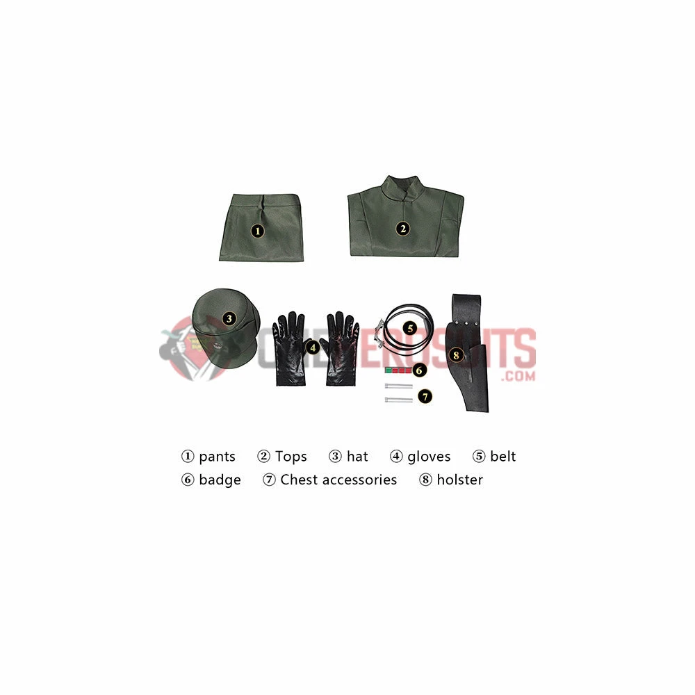 OneHeroSuits Obi Wan Kenobi Cosplay Costumes Star Wars Imperial Military Green Suits 4 OneHeroSuits Obi Wan Kenobi Cosplay Costumes Star Wars Imperial Military Green Suits