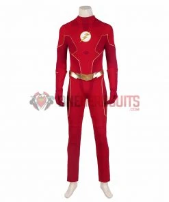OneHeroSuits The Flash Season 8 Cosplay Costumes With Gold Boots 41 OneHeroSuits The Flash Season 8 Cosplay Costumes With Gold Boots