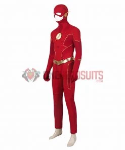 OneHeroSuits The Flash Season 8 Cosplay Costumes With Gold Boots 38 OneHeroSuits The Flash Season 8 Cosplay Costumes With Gold Boots