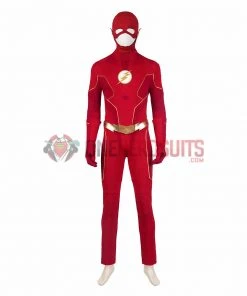 OneHeroSuits The Flash Season 8 Cosplay Costumes With Gold Boots 37 OneHeroSuits The Flash Season 8 Cosplay Costumes With Gold Boots
