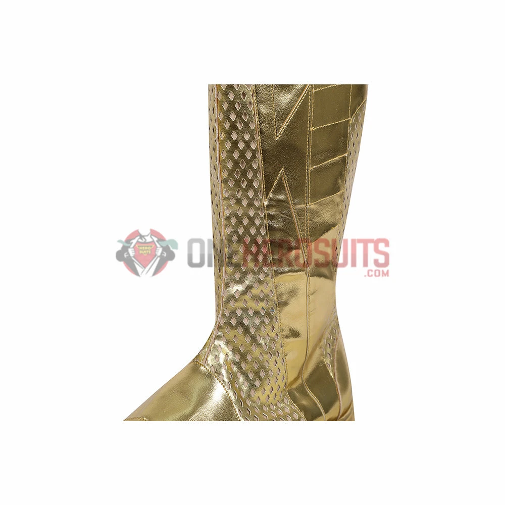 OneHeroSuits The Flash Season 8 Cosplay Costumes With Gold Boots 21 OneHeroSuits The Flash Season 8 Cosplay Costumes With Gold Boots