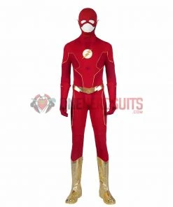 OneHeroSuits The Flash Season 8 Cosplay Costumes With Gold Boots 35 OneHeroSuits The Flash Season 8 Cosplay Costumes With Gold Boots