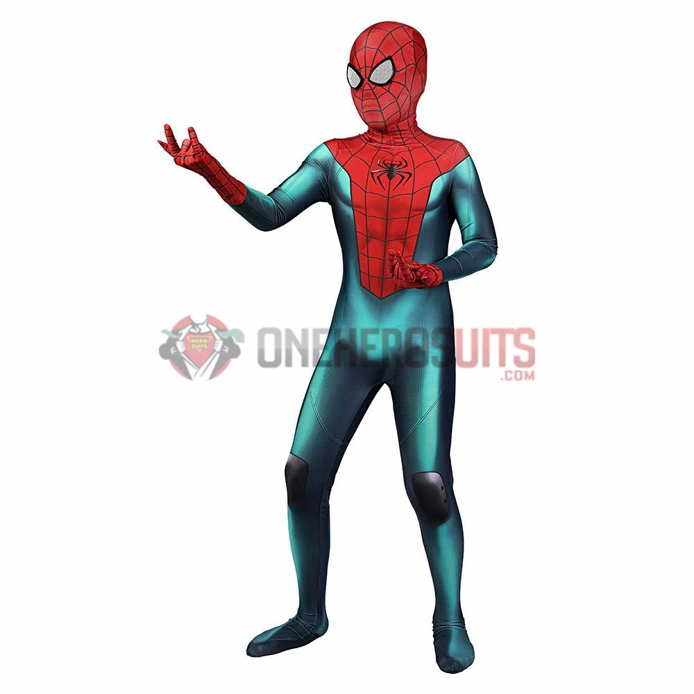 OneHeroSuits Kids Spider-man Cosplay Suit Miles Morales PS5 Great Responsibility Spandex BodySuit 6 OneHeroSuits Kids Spider-man Cosplay Suit Miles Morales PS5 Great Responsibility Spandex BodySuit