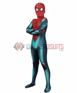 OneHeroSuits Kids Spider-man Cosplay Suit Miles Morales PS5 Great Responsibility Spandex BodySuit 24 OneHeroSuits Kids Spider-man Cosplay Suit Miles Morales PS5 Great Responsibility Spandex BodySuit