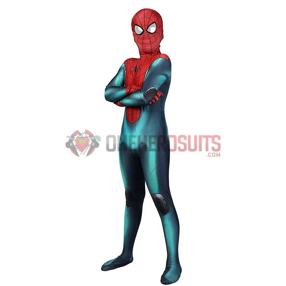 OneHeroSuits Kids Spider-man Cosplay Suit Miles Morales PS5 Great Responsibility Spandex BodySuit 7 OneHeroSuits Kids Spider-man Cosplay Suit Miles Morales PS5 Great Responsibility Spandex BodySuit