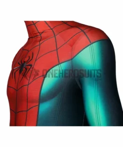 Miles Morales PS5 Spiderman Bodysuit Spiderman Great Responsibility OneHeroSuits Zentai/Jumpsuit