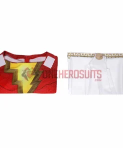 OneHeroSuits Kids Shazam Cosplay Suit Fury Of The Gods Spandex BodySuit Entry-level Cosplay Bodysuit & Zentai