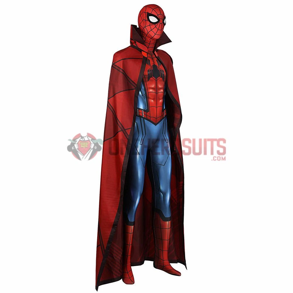 OneHeroSuits Zombie Hunter Spider-man Cosplay Costume 3D Printed Jumpsuits With Cloak 8 OneHeroSuits Zombie Hunter Spider-man Cosplay Costume 3D Printed Jumpsuits With Cloak