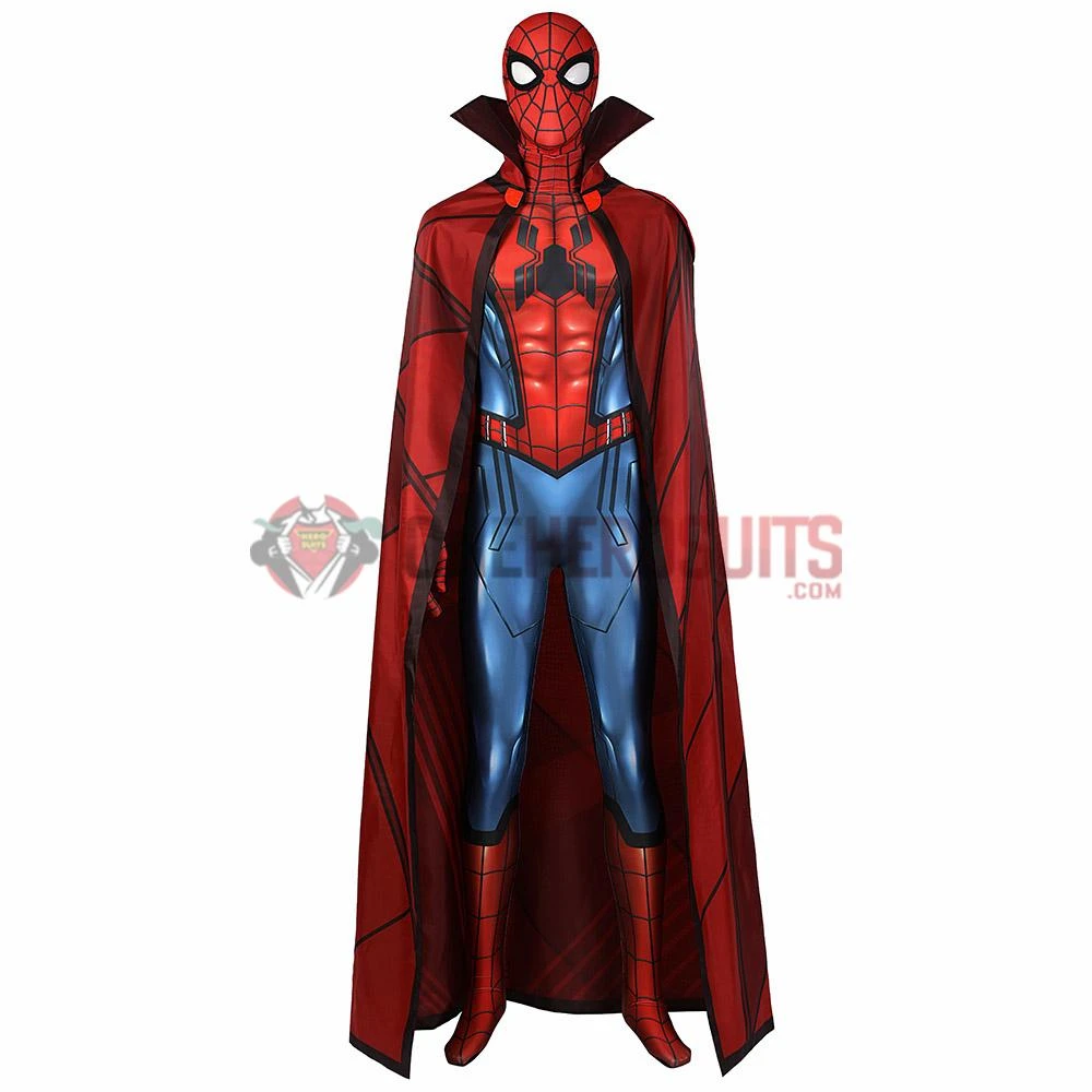 OneHeroSuits Zombie Hunter Spider-man Cosplay Costume 3D Printed Jumpsuits With Cloak 6 OneHeroSuits Zombie Hunter Spider-man Cosplay Costume 3D Printed Jumpsuits With Cloak