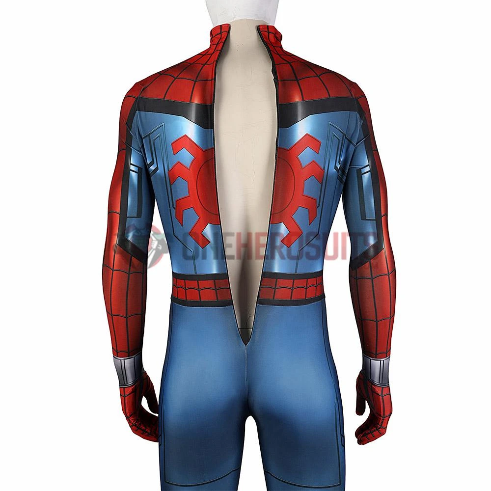 OneHeroSuits Zombie Hunter Spider-man Cosplay Costume 3D Printed Jumpsuits With Cloak 25 OneHeroSuits Zombie Hunter Spider-man Cosplay Costume 3D Printed Jumpsuits With Cloak