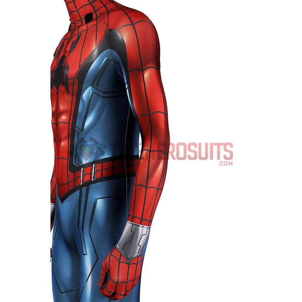 OneHeroSuits Zombie Hunter Spider-man Cosplay Costume 3D Printed Jumpsuits With Cloak 20 OneHeroSuits Zombie Hunter Spider-man Cosplay Costume 3D Printed Jumpsuits With Cloak