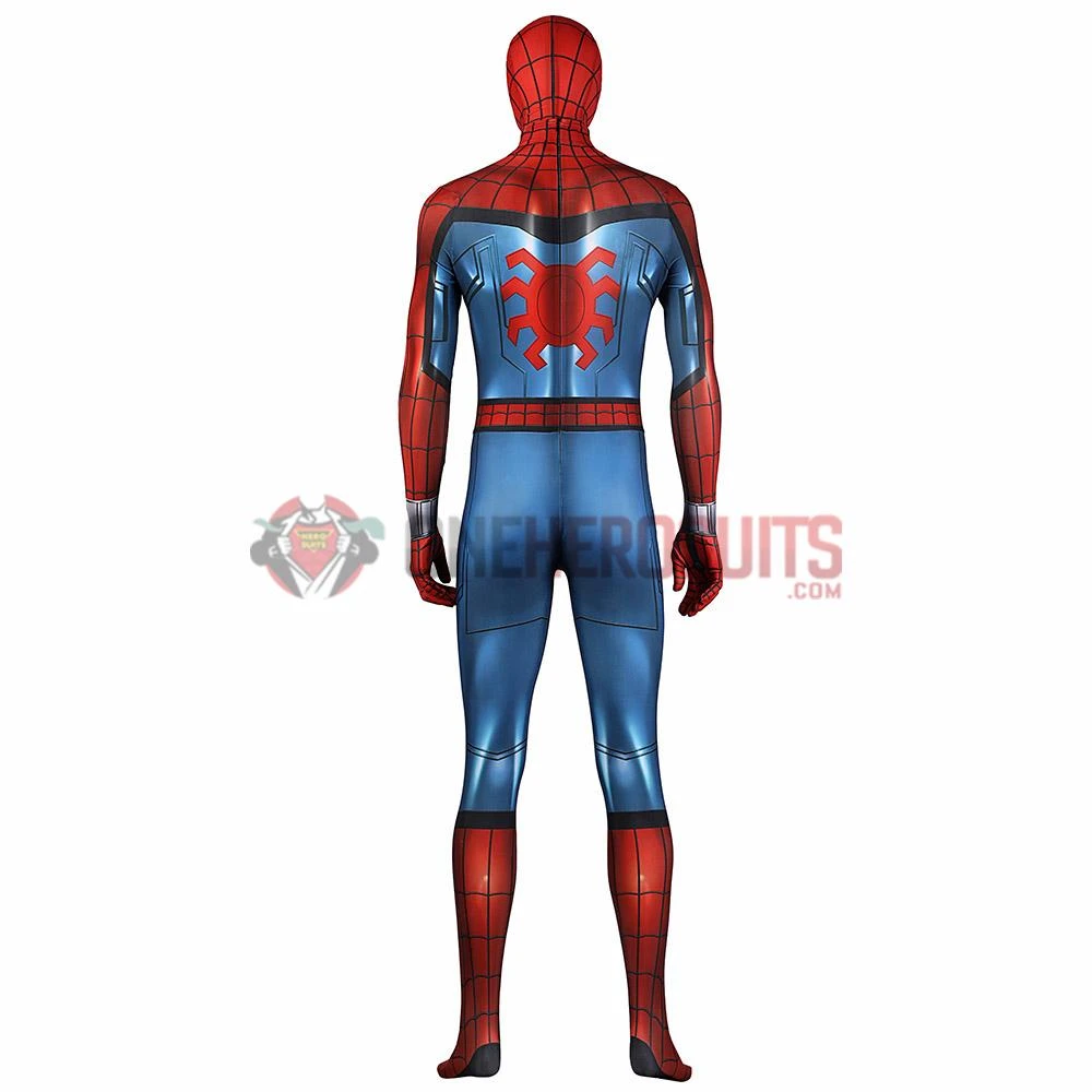 OneHeroSuits Zombie Hunter Spider-man Cosplay Costume 3D Printed Jumpsuits With Cloak 10 OneHeroSuits Zombie Hunter Spider-man Cosplay Costume 3D Printed Jumpsuits With Cloak